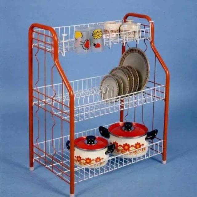 Rak Piring Master 3 Susun Rak Susun Besi MASTER