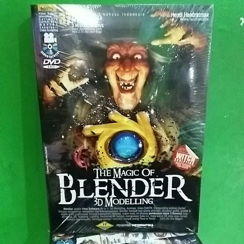 Buku The Magic of BLENDER 3D Modelling