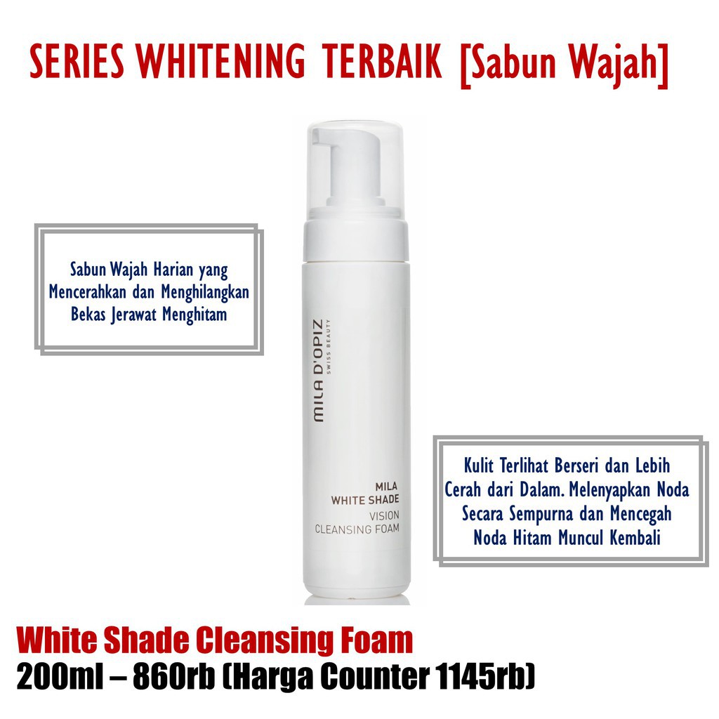 Miladopiz White Shade Foam 200ml