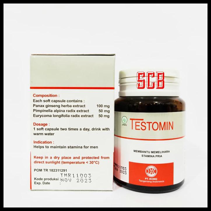 Testomin H3 - Vitamin Hormon, Kesuburan & Stamina bagi Pria & Wanita