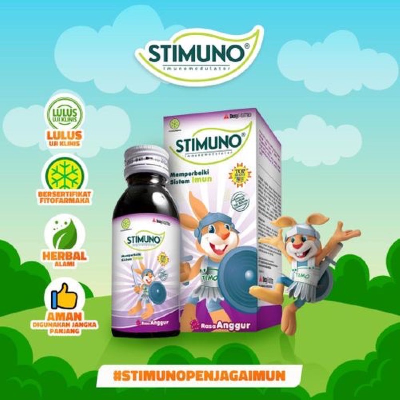 Vitamin Anak Stimuno Orange Berry 60 Ml Sirup dan Grape Sirup 100 Ml