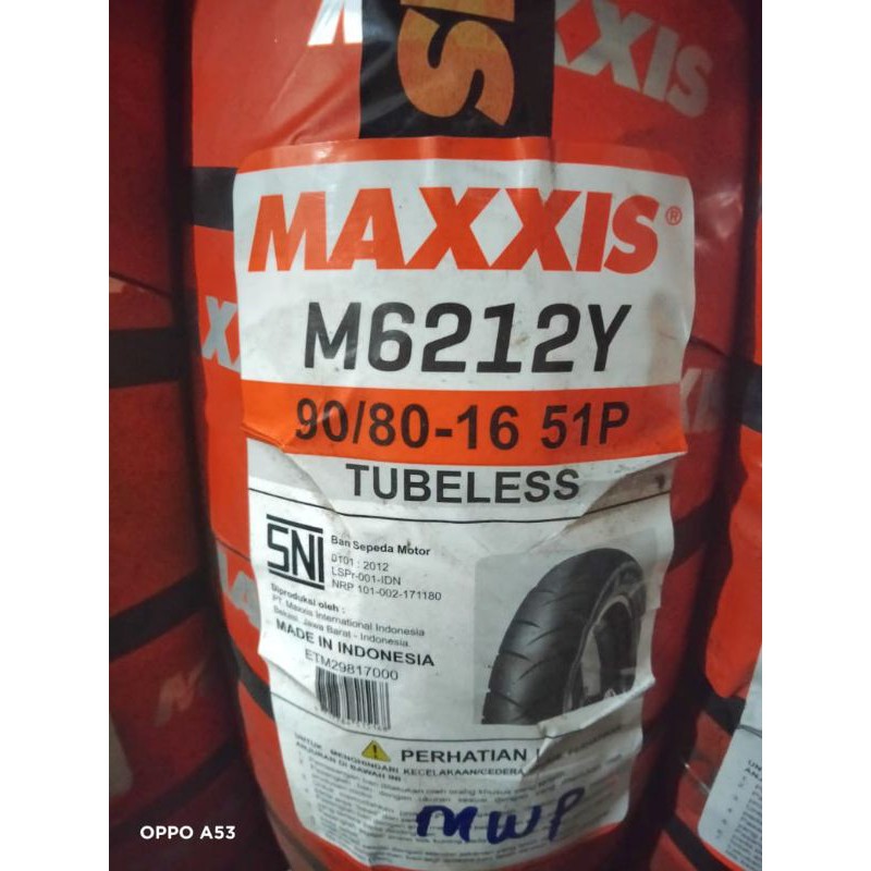 BAN LUAR BELAKANG,BAN BLK NUOVO SKYWAVE 90-80-16 MAXXIS RING 16 90/80/16 90/80-16 TUBBLES M6212Y