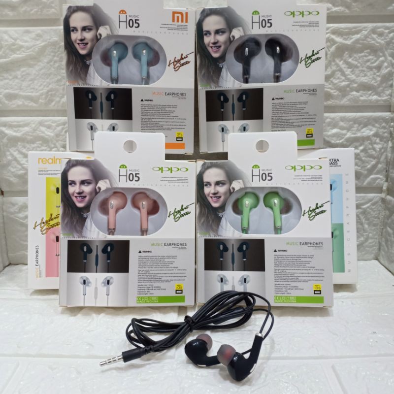Handsfree/headset/earphone/ hf H05 suara super bass