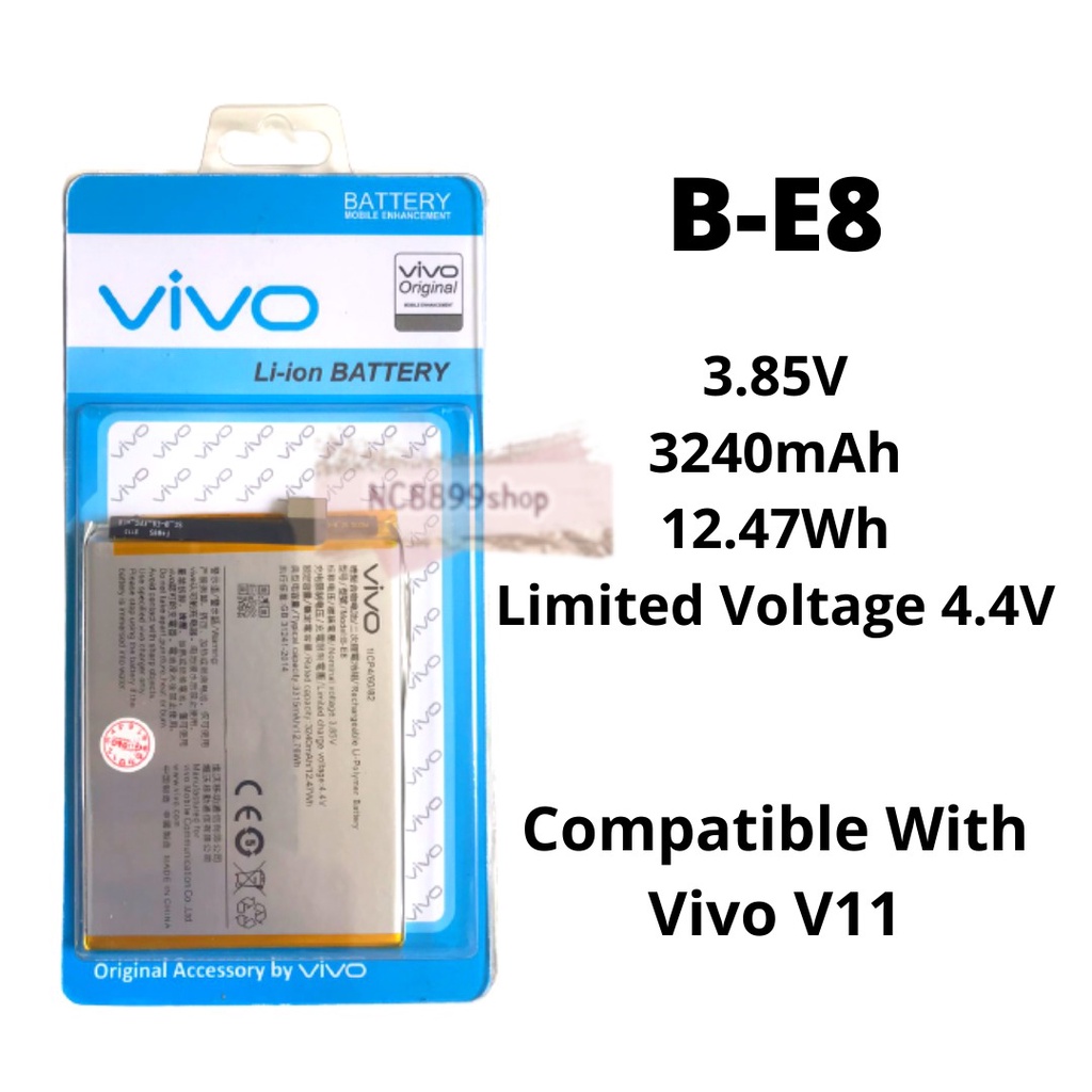 (NC) Batre Baterai Battery Original Vivo B-E8 V11 / V11i