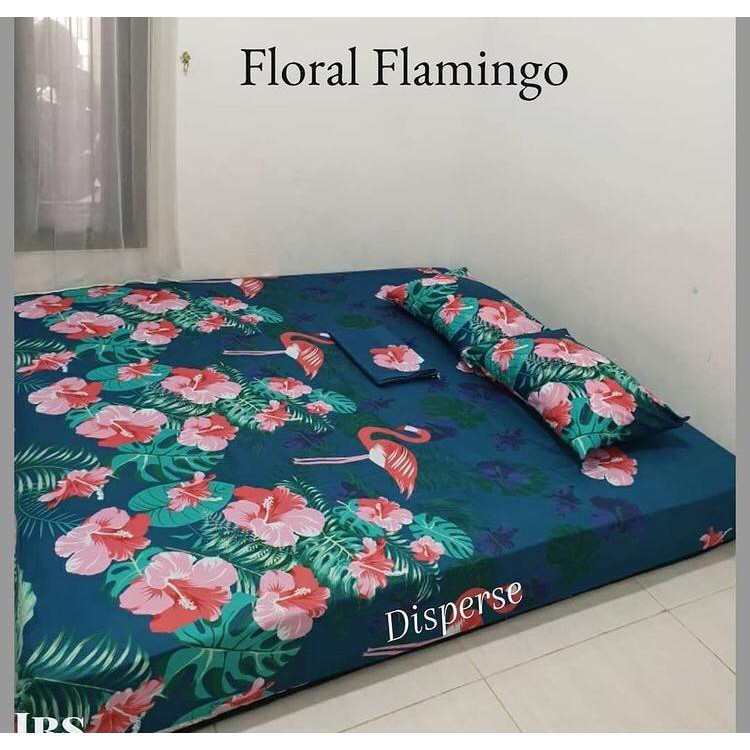 Sprei Homemade Floral Famingo