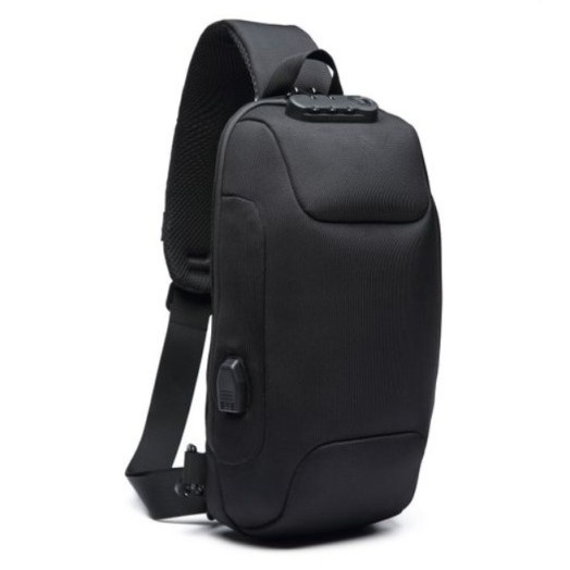 Original Ozuko Sling bag Crossfit Bag Tas Selempang Pria Waterproof Multifungsi Anti Maling / tas Ke