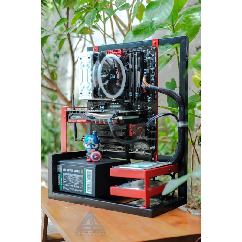 Casing PC / custom open case PC DIY