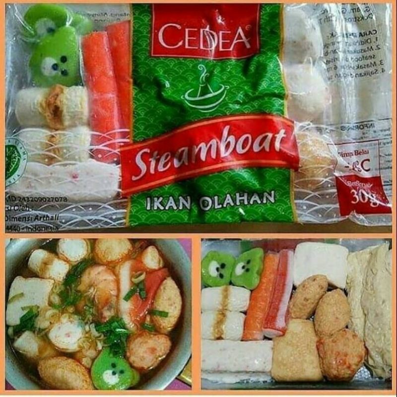 

Steamboat olahan ikan 300gr Cedea