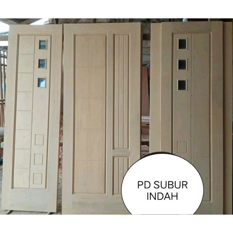 1SET KUSEN+DAUN PINTU BAHAN KAMPER SAMARINDA OVEN
