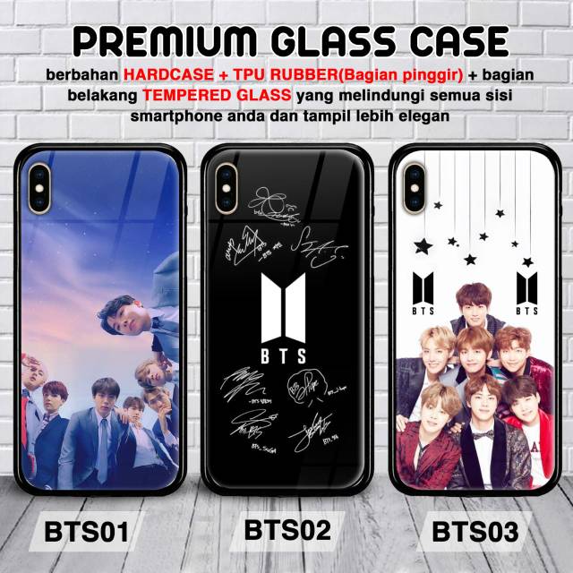 CUSTOM CASE BTS INFINIX S5 X652/S5 LITE X652B/HOT 8 X650/SMART 3 PLUS/SMART 4 X653 PREMIUM SOFTCASE