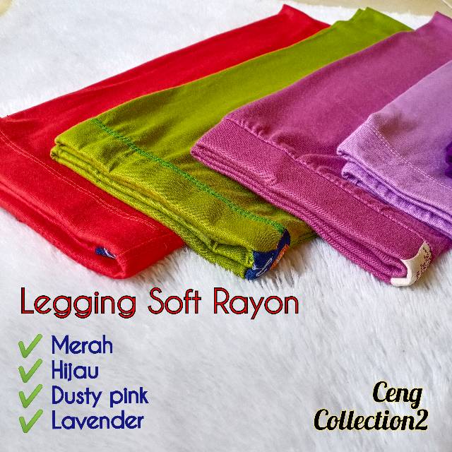 Legging kaos standar / legging soft rayon standar