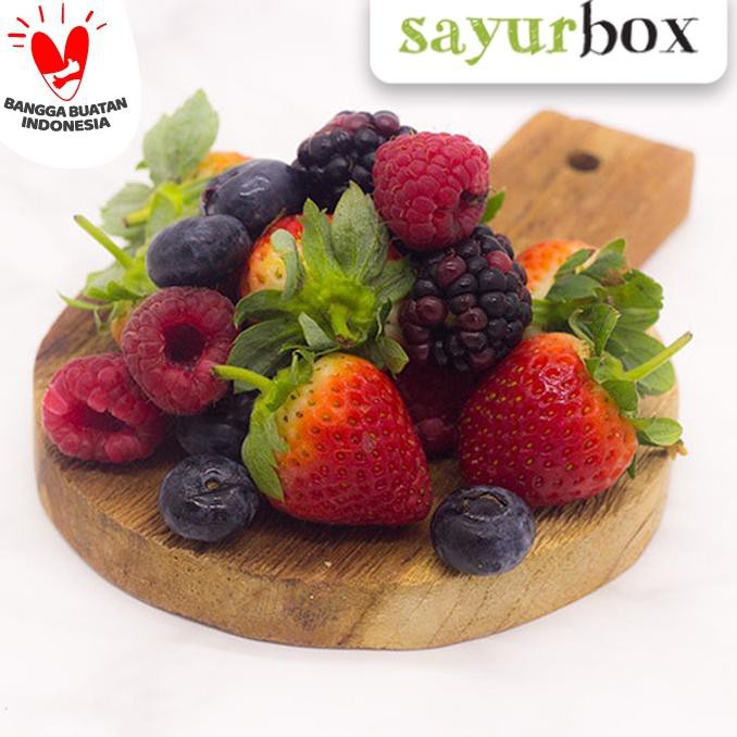 

SAYUR & BUAH MIXED BERRIES HYDROPONIC 170 GRAM SAYURBOX MAKANAN & MINUMAN