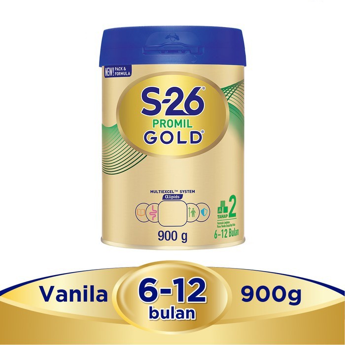 S26 Promil Gold susu anak bayi 6-12 bulan / susu bayi tahap 2 900 gr