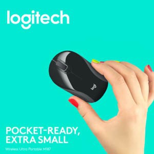 Mini Mouse Logitech Wireless M187 ORIGINAL