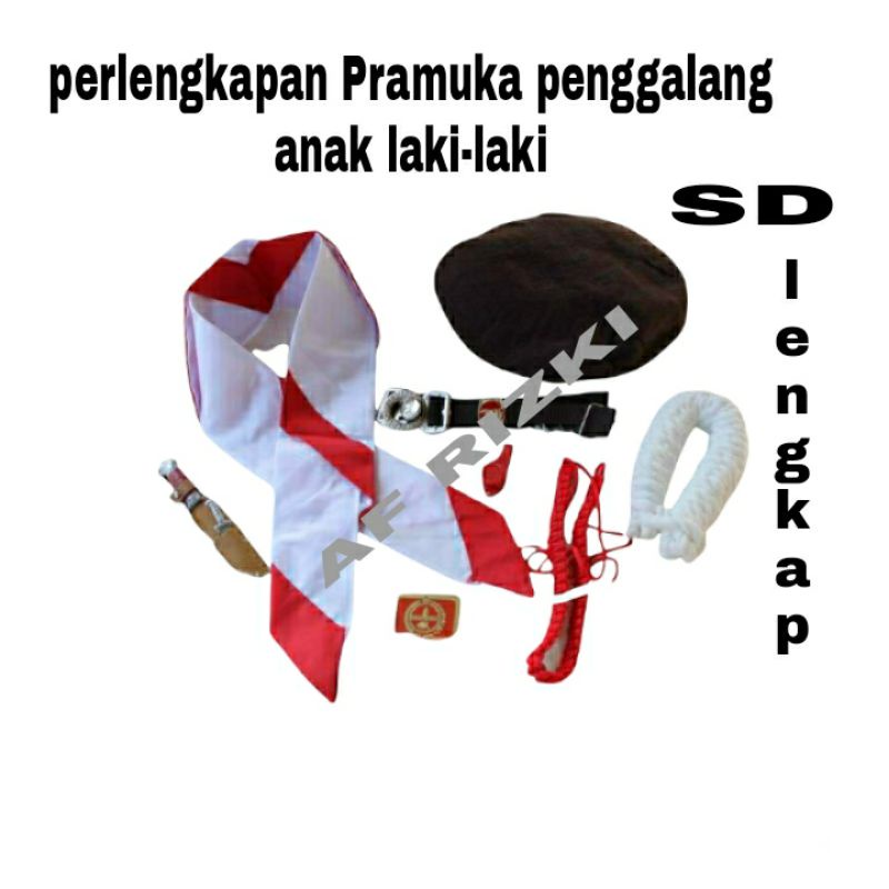 Alat Perlengkapan Pramuka SD putra