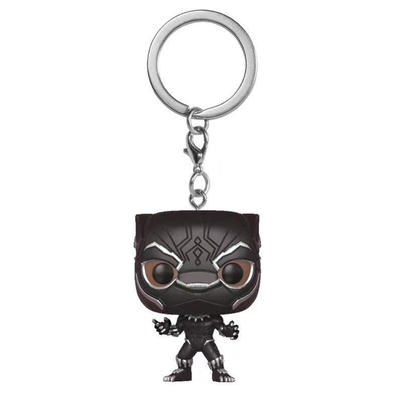 Funko POP Gantungan Kunci Action Figure DC Batman Black Panther Bat-man Bahan PVC Untuk Hadiah