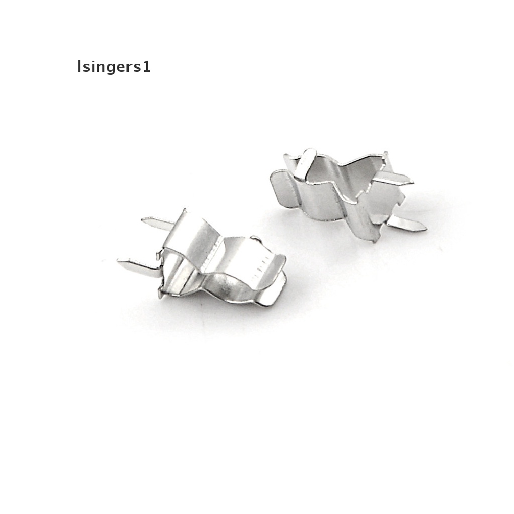 (lsingers1) 100pcs Klip Holder Sekring Listrik 5x20mm Untuk PCB