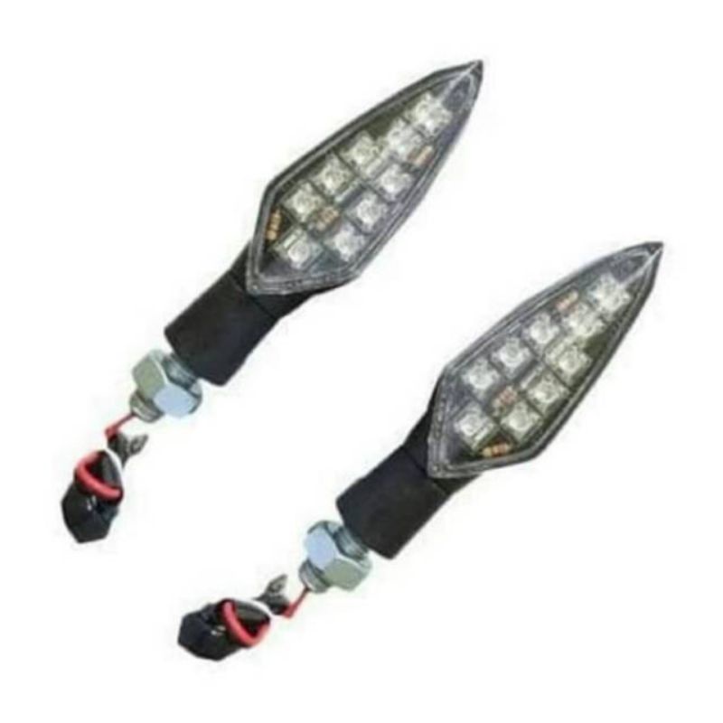 Lampu Sen LED Kyomoto 003 Universal Buat Cb150r/Verza/Vixion/Bison/Megapro/Aerox/Vario150/Xabre/Mt15