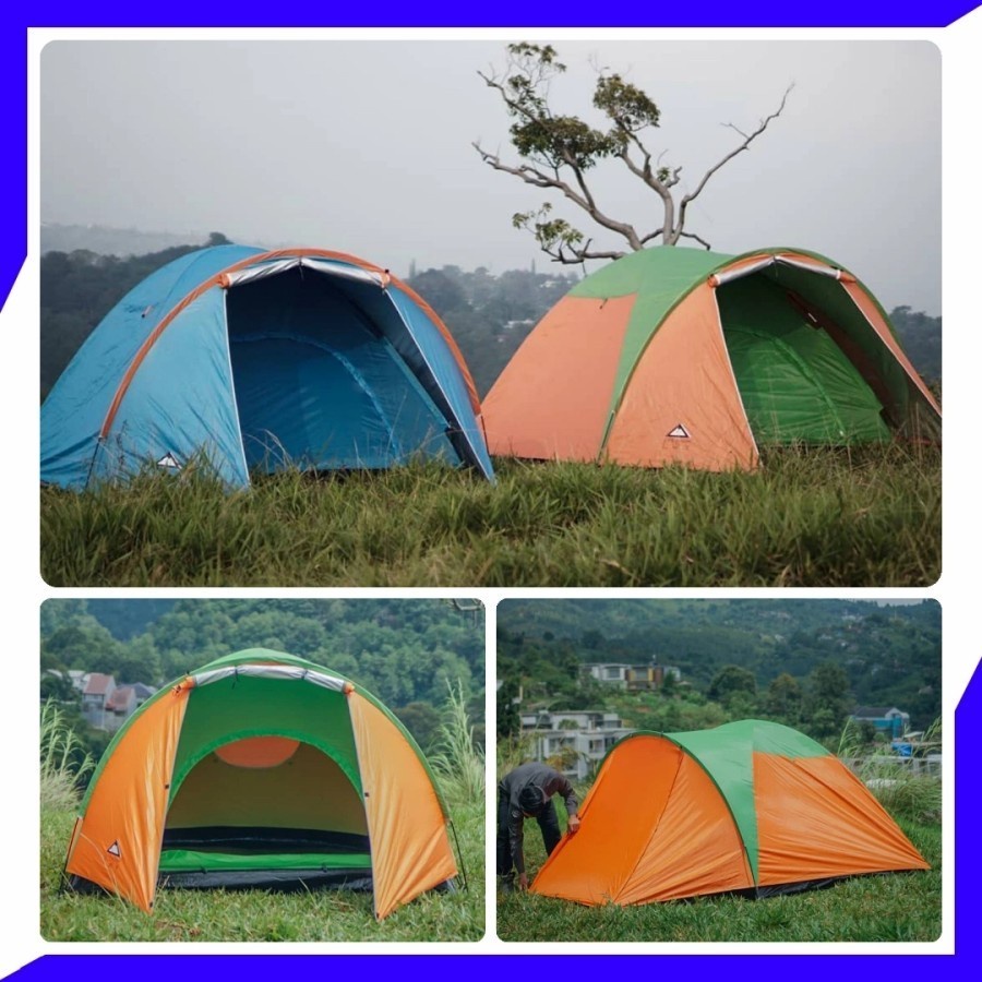 Tenda Lwy tenda outdoor kap 4 doble layer