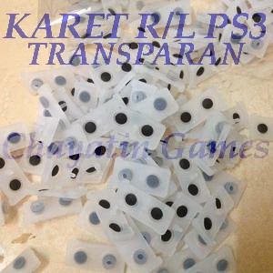 KARET R/L  STIK PS3 TRANSPARAN