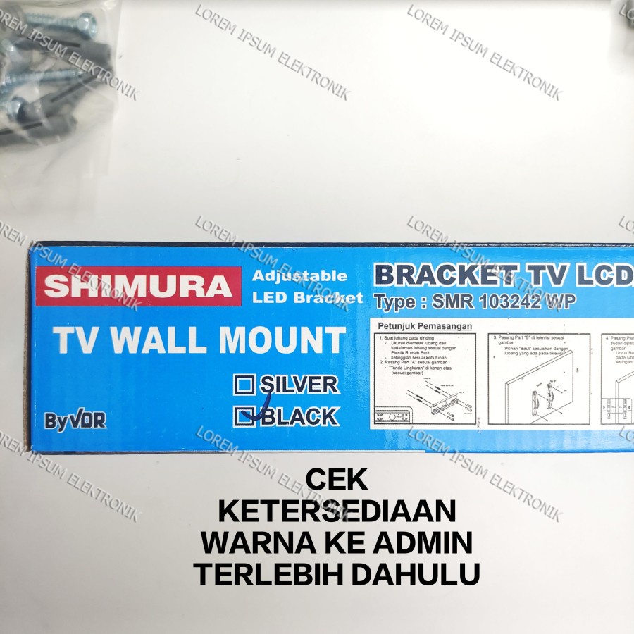 BRACKET TV LCD LED LAVELA Dimensi 14&quot; 32&quot; 42&quot; INCH BRACKET TV MURAH