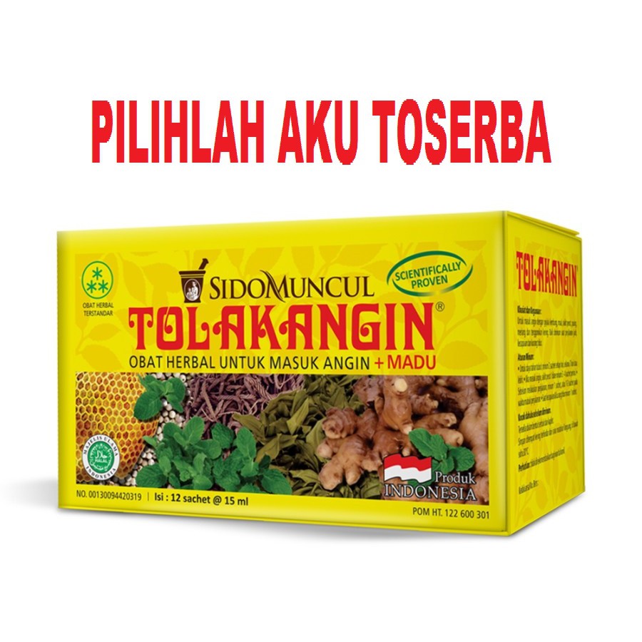 TOLAK ANGIN CAIR SIDOMUNCUL ISI 12 SACHET - ( HARGA 1 BOX )