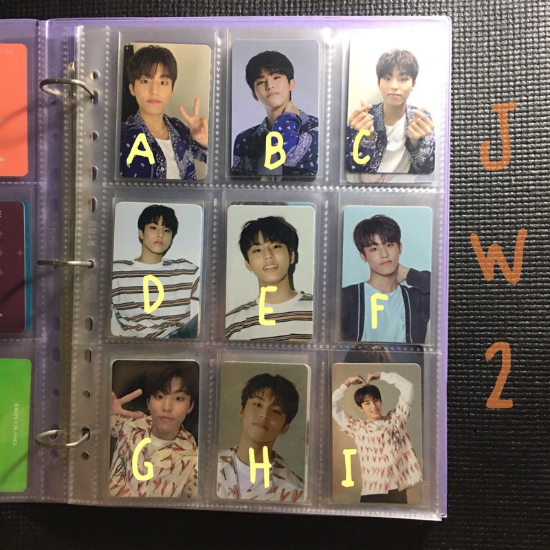 TREASURE JEONGWOO PHOTOCARD - Jeongwoo PC CH1 CH2 CH3 first album