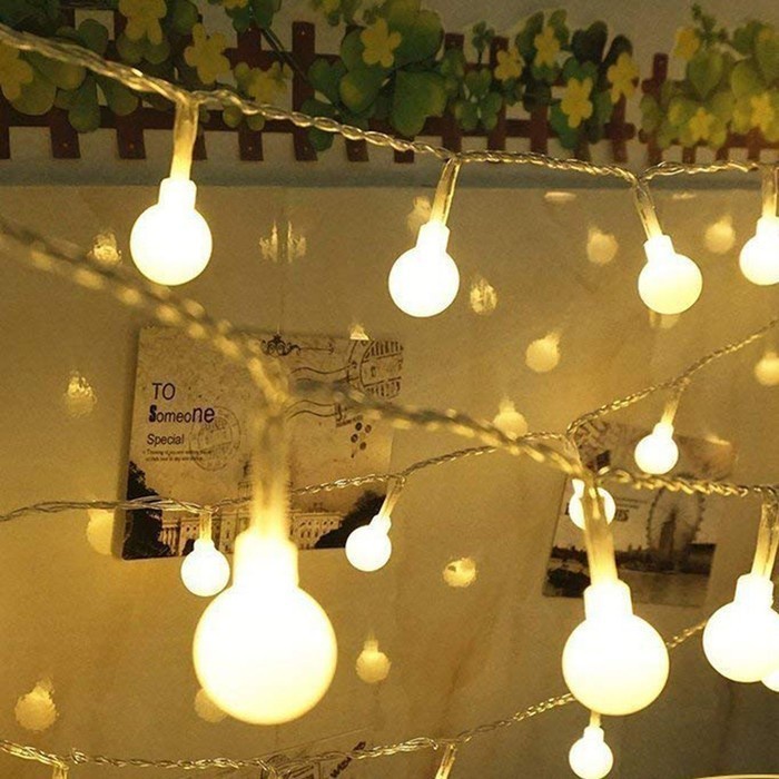 Lampu Hias Bulat Dekorasi Tenda Pesta Glamping Lamp Outdoor Camping