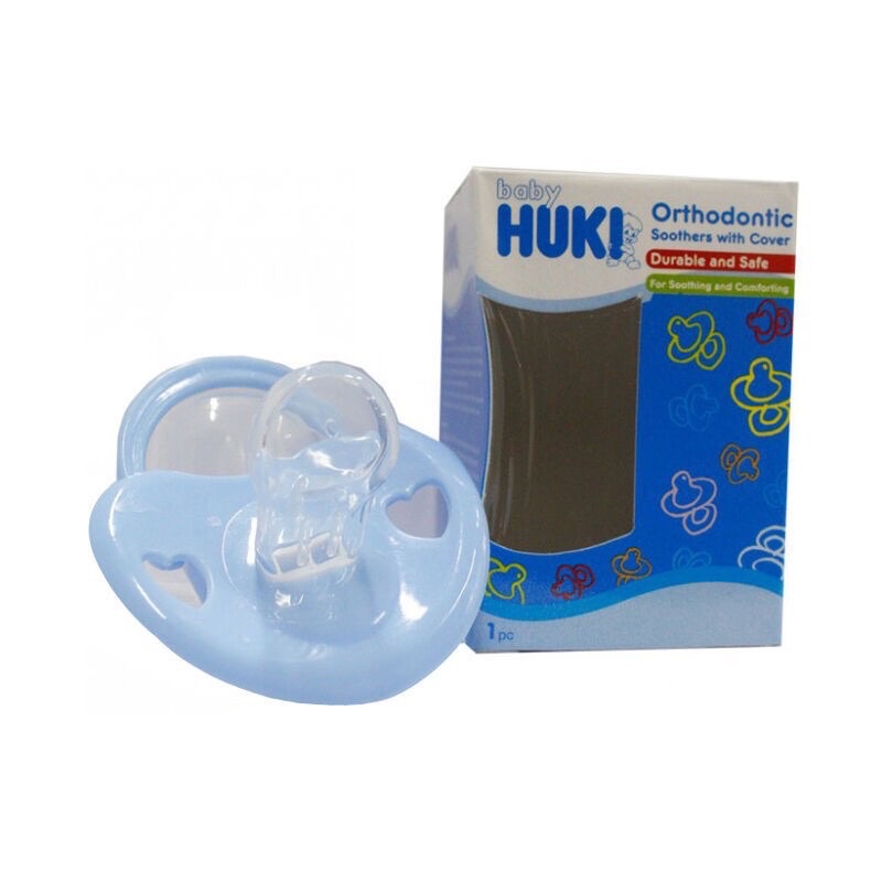 Huki Baby Orthodontic Soothers - Pacifier Empeng Gepeng Bayi isi 1 pcs