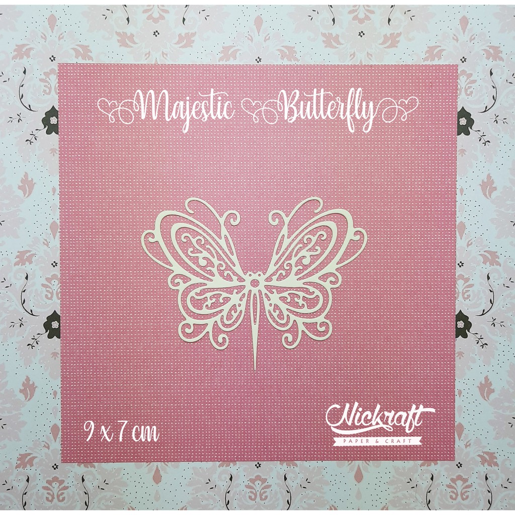 

MAJESTIC BUTTERFLY - Bahan Scrapbook Kupu Kertas