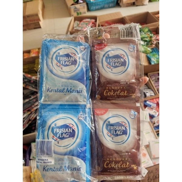 

Susu Kental Manis Frisian Flag | Susu Bendera Renteng isi 6