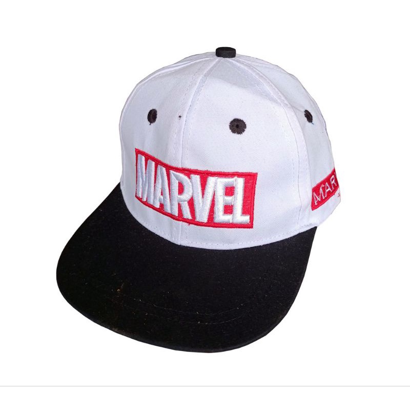 Topi Marvel Topi Snapback Hiphop Marvel Topi Anak Marvel usia 3 sampai 12 tahun