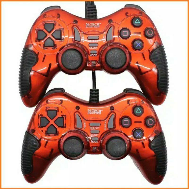 GAMEPAD TURBO DOUBLE M-TECH MT-8200 - GAMEPAD DOUBEL TURBO M-TECH USB