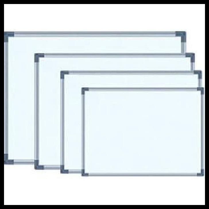 

Papan Tulis / White Board Magnetic Model Gantung Merk Sakura - 30X40