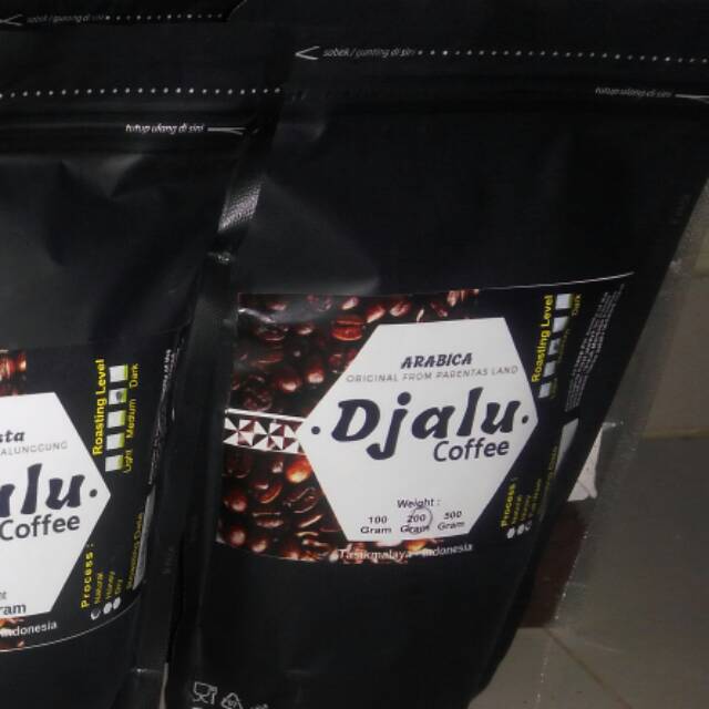 Kopi Arabika djalu coffee Full wash 200 gram