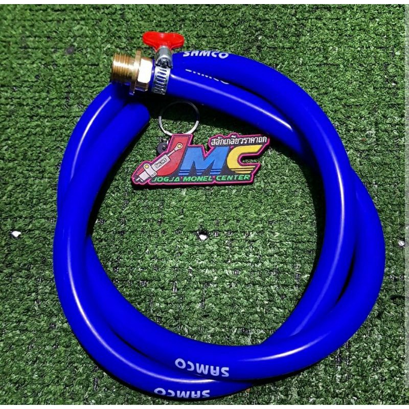 Tutup Oli Hawa KLX/Honda/Yamaha + Selang Hawa Samco 10mm Panjang 1 Meter (Free Klem Selang)