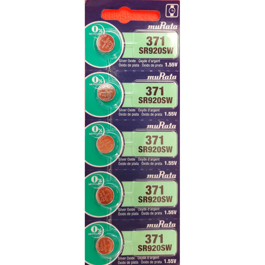 KARUNIA JAM - BATTERY MURATA 371 SR920SW ORIGINAL - BATERAI SONY BATTERY BATERE SONY 371 SR 920SW