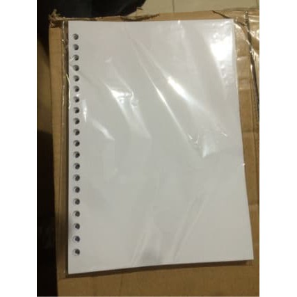 

Kertas Note - Isi Kertas Binder - Kertas File Refill Loose Leaf Binder Lubang 26 Ukuran B5 Polos