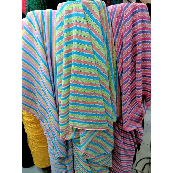 kain/ bahan rajut motip