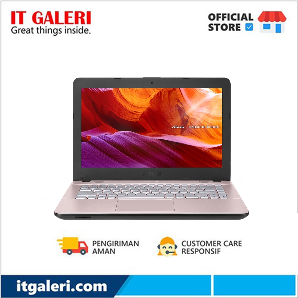 ASUS X441MAO-413 N4020 RAM 4GB 1TB HDD WIN 10 ROSE GOLD