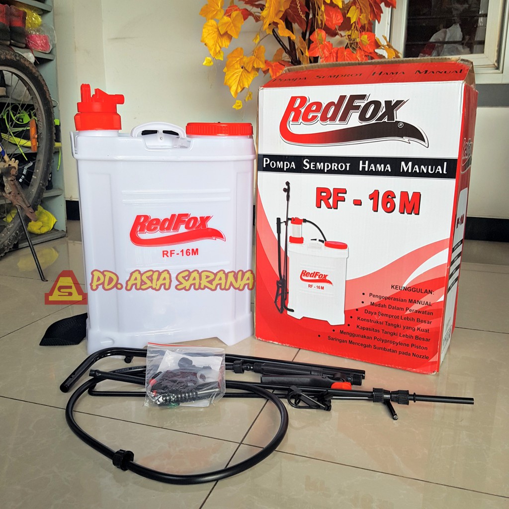 Semprotan Hama Pompa 16 Liter Manual Pompa REDFOX RF-16M / Sprayer 16L