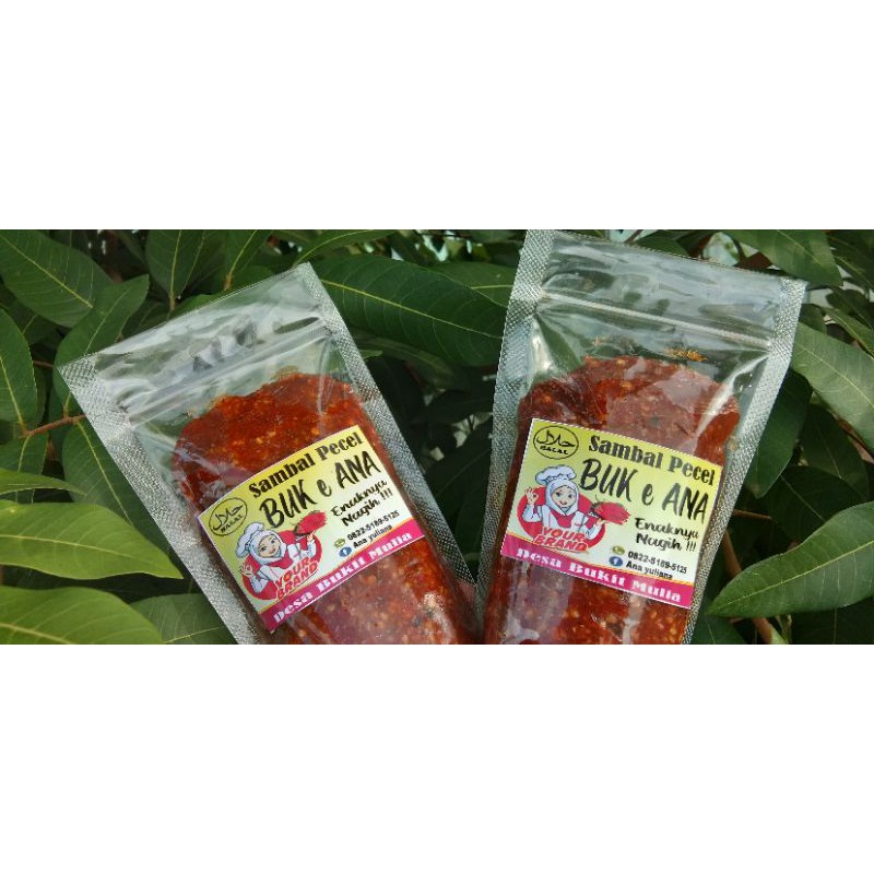 

Sambal pecel sangrai buk e Ana, kemasan 100-1000 gr