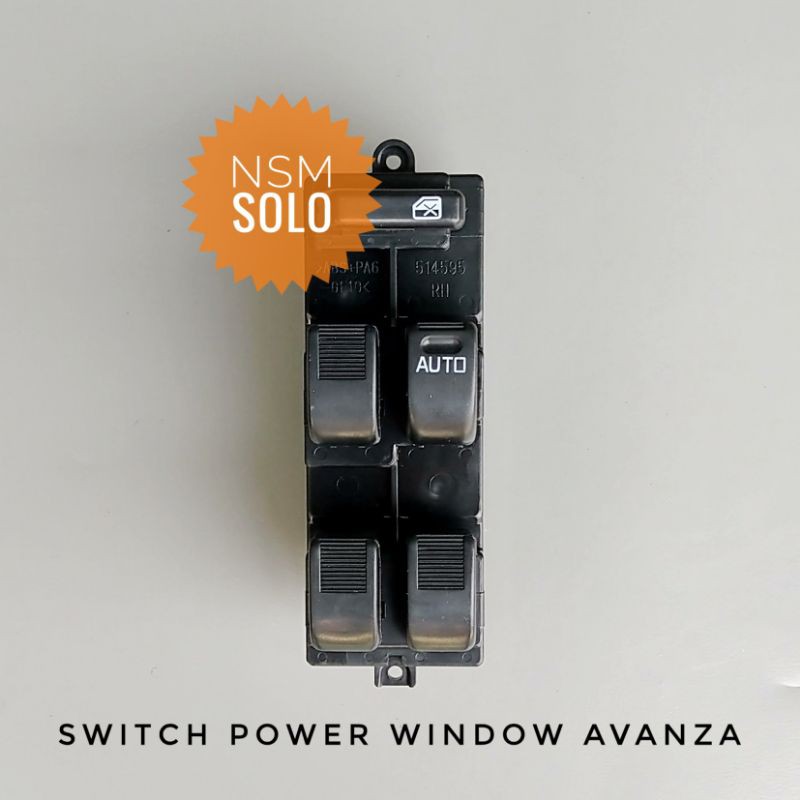 Switch Saklar Power Window Master Kanan Utama Tombol Jendela Otomatis Mobil Toyota Avanza Original