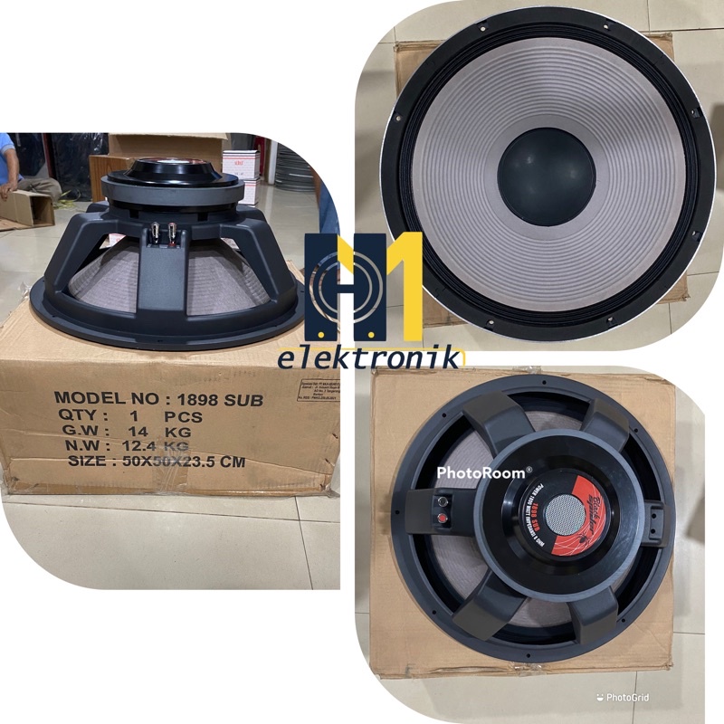 Speaker BlackSpider 18 BS 1898 SUB 18inch