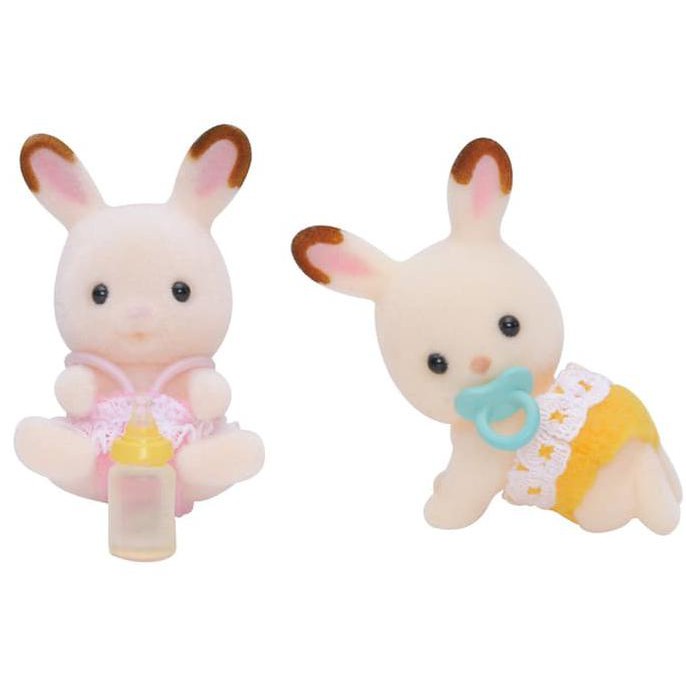 Promo Sylvanian Families Chocolate Rabbit Twins Berkualitas