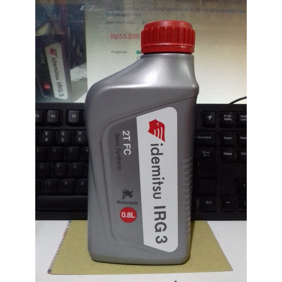 IDEMITSU Oil 2T FC Semi Synthetic 0,7L/Oli Idemitsu 2T FC Semi Synthetic 0.7L Oli Samping Racing 2 T