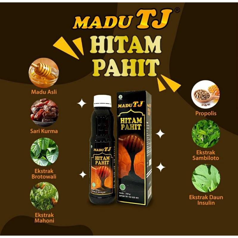 

Madu TJ Hitam Pahit 250 gr