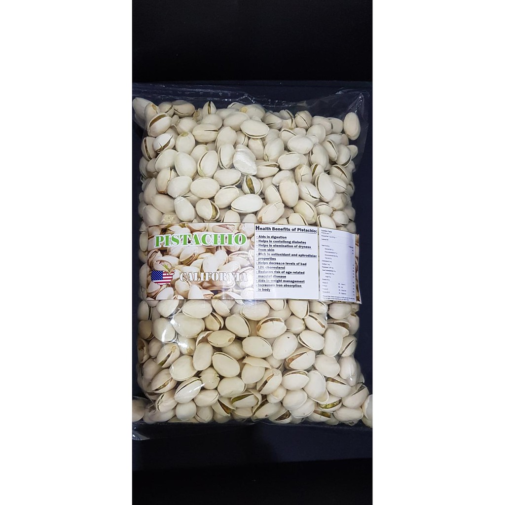 

KACANG PISTACHIOS/FUSTUK 250gr USA CALIFORNIA