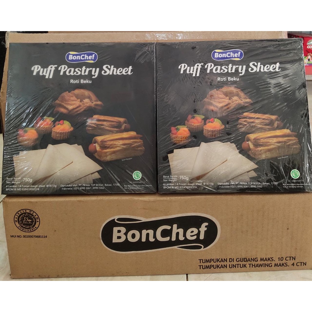 

BONCHEF PUFF PASTRY SHEET 750GRAM