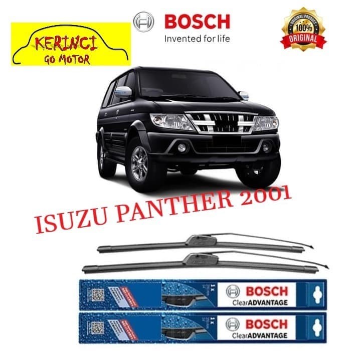 WIPER BOSCH CLEAR ADVANTAGE ISUZU PANTHER 2001 22&quot; &amp; 16&quot; SEPASANG